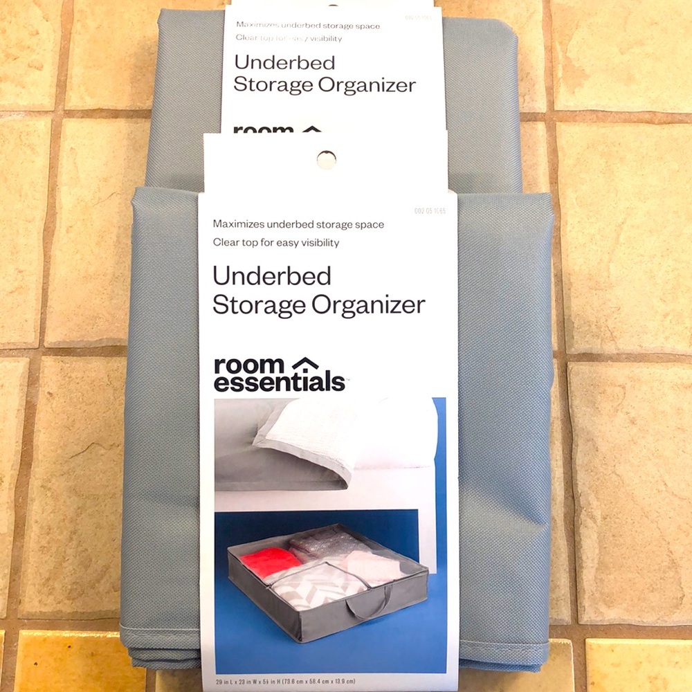 💕 Set of Two Underbed Storage Organizers 💕